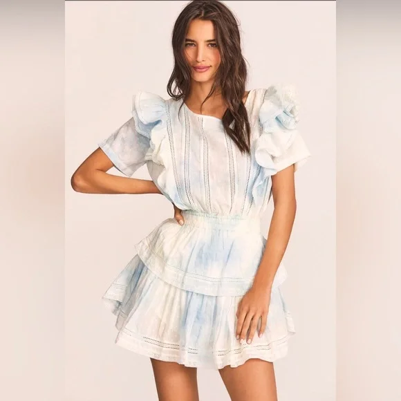 Loveshackfancy Natasha dress -lily pond - Picture 2 of 7